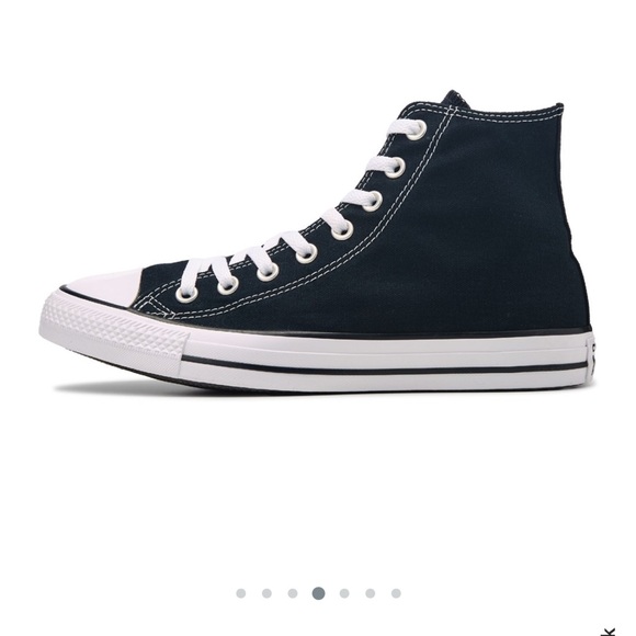 Converse Black and White High-Top Sneakers - Picture 1 of 4